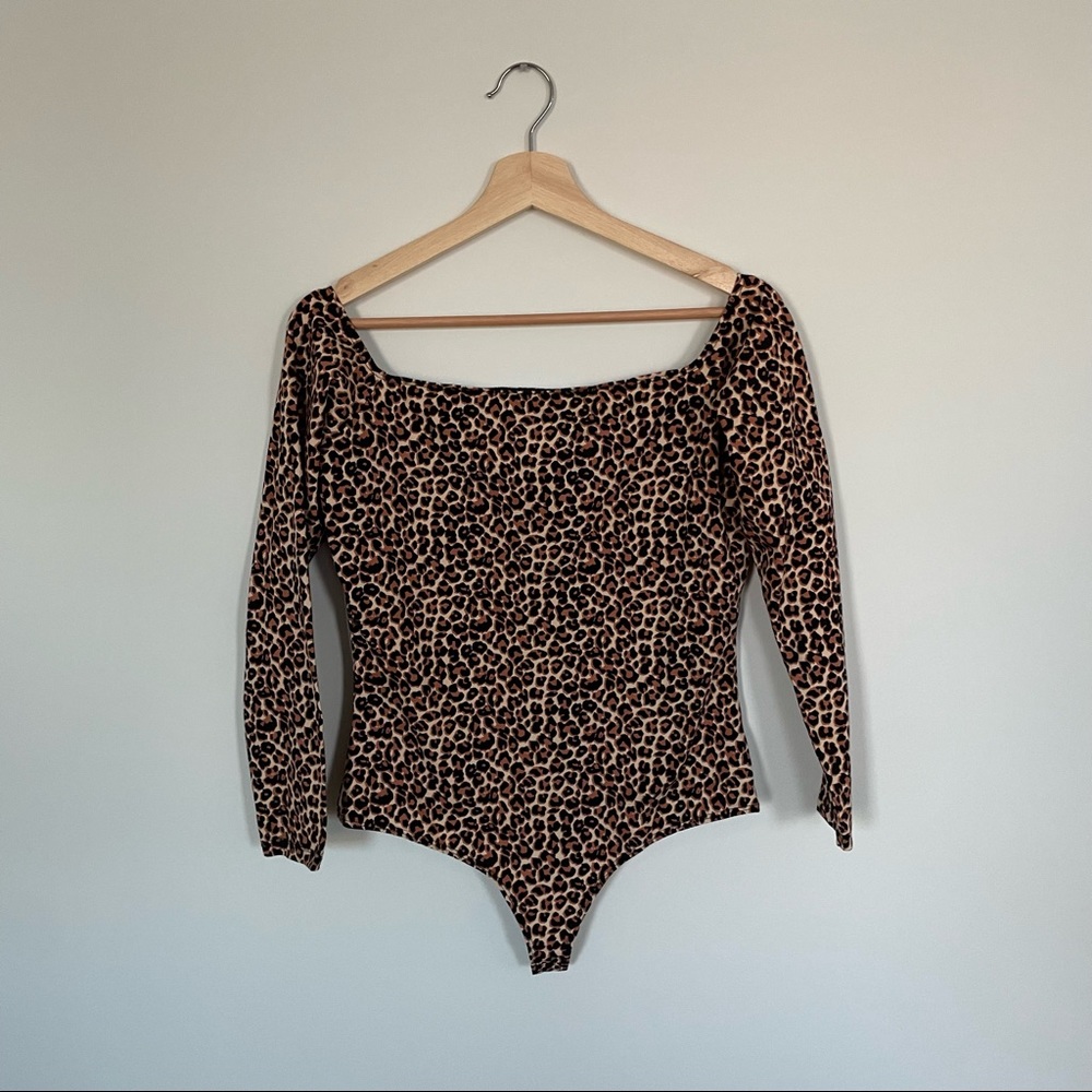 American Apparel Cheetah Print Bodysuit